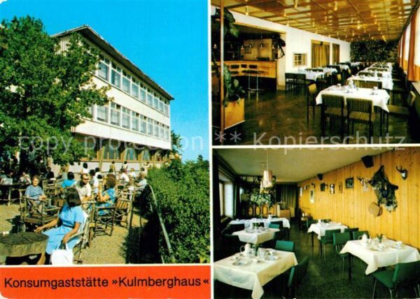 Saalfeld Saale Konsumgaststätte Kulmberghaus