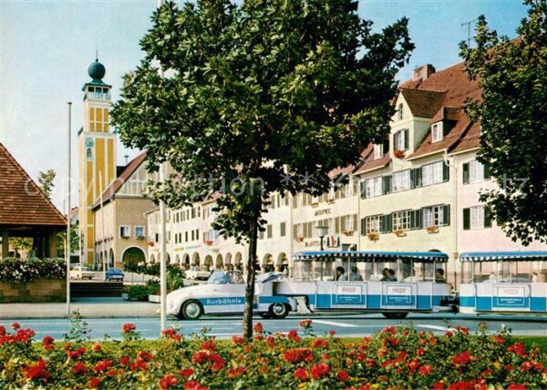 Freudenstadt Marktplatz Rathaus Kurbähnle