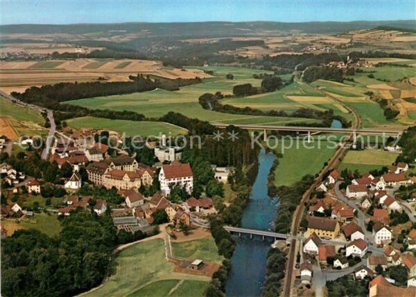 Untermarchtal Donau Fliegeraufnahme
