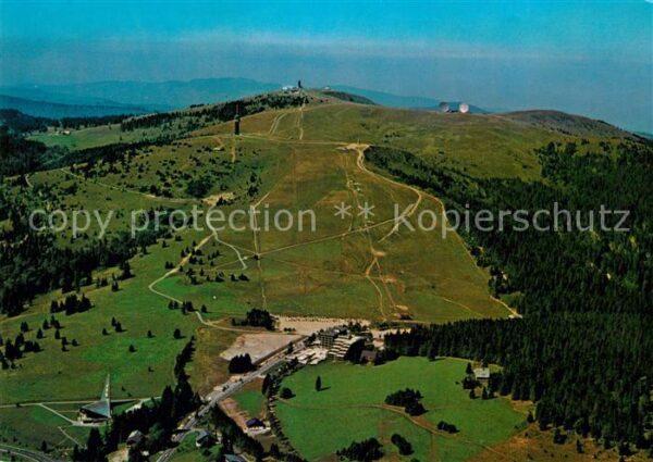 Feldberg Schwarzwald Fliegeraufnahme