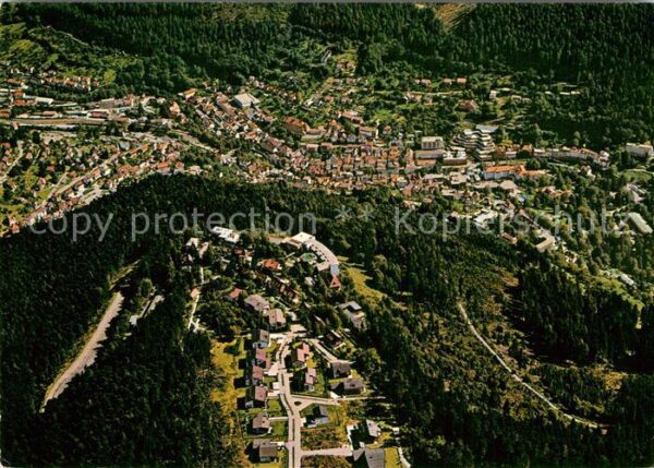 Wildbad Schwarzwald Fliegeraufnahme