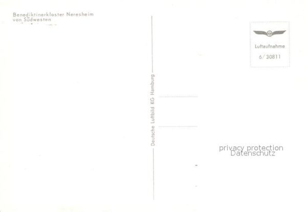 Neresheim Fliegeraufnahme Benediktinerkloster – Bild 2