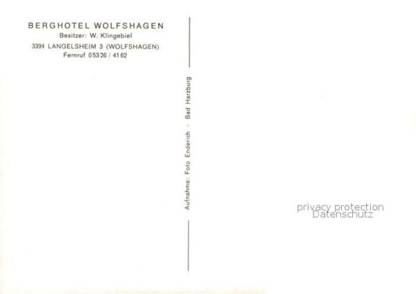 Langelsheim Berghotel Wolfshagen – Bild 2