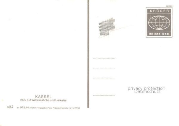 Kassel Fliegeraufnahme Wilhelmshöhe Herkules – Bild 2