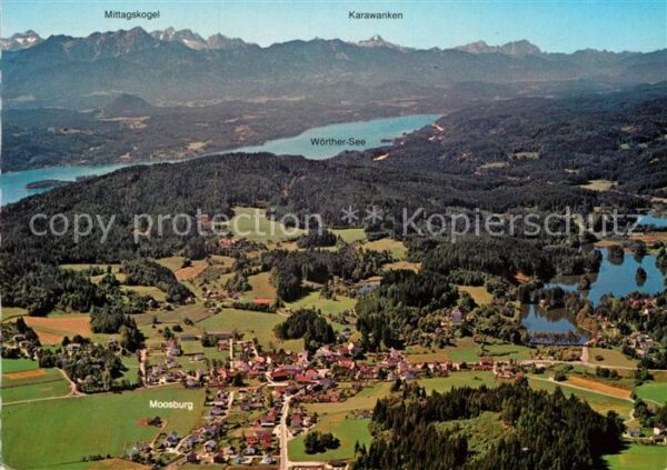 Moosburg Isar Fliegeraufnahme mit W?rther-See Karawan