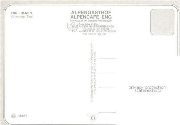 Eng Hinterriss Tirol Eng Almen Alpengasthof – Bild 2