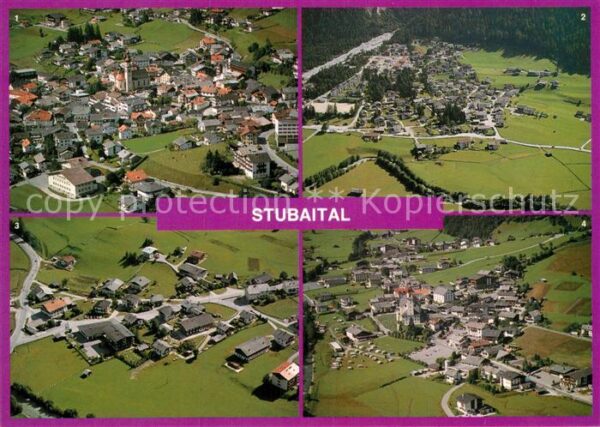 Stubaital Fliegeraufnahme Fulpmes Kampl Neder Neu