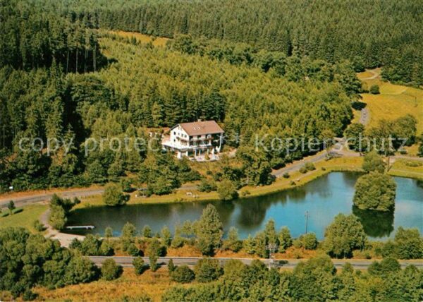 Ronshausen Fliegeraufnahme Hotel Restaurant Immens