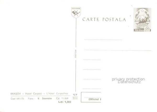 Brasso Brasov Kronstadt Hotel Carpati – Bild 2