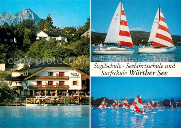 Velden Woerthersee Segelschule Seefahrtsschule Surfschule