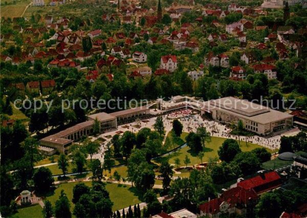 Bad Salzuflen Fliegeraufnahme Wandelhalle Konzerthaus