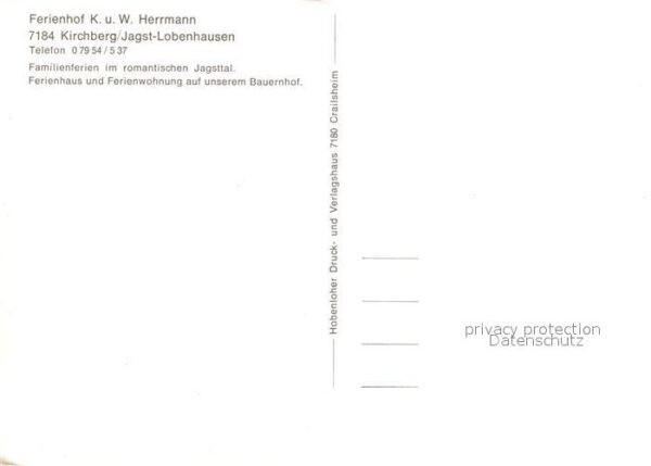 Kirchberg Jagst Lobenstein Ferienhof Herrmann – Bild 2