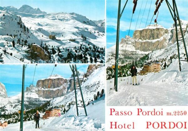 Passo Pardoi Hotel Pordoi Skigebiet Lift