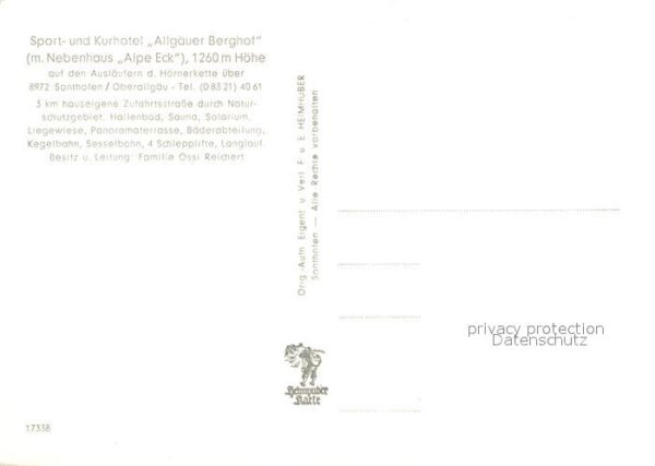 Sonthofen Oberallgaeu Kurhotel Allg?uer Berghof – Bild 2