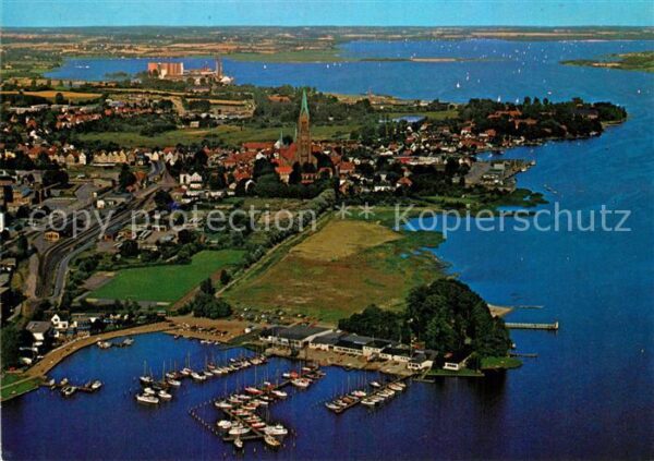 Schleswig Schlei Fliegeraufnahme Hotel Restaurant Caf? S