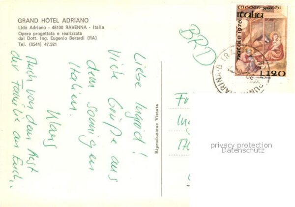 Ravenna Italia Grand-Hotel Adriano – Bild 2