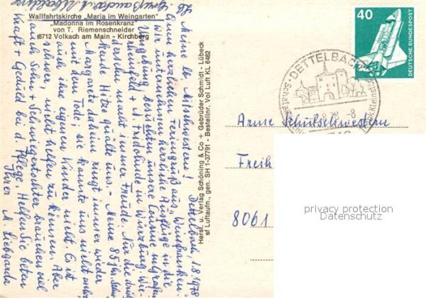 Volkach Kirchberg Wallfahrtskirche Fliegeraufna – Bild 2