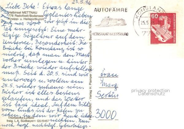 Radolfzell Bodensee Fliegeraufnahme Halbinsel Mettnau – Bild 2