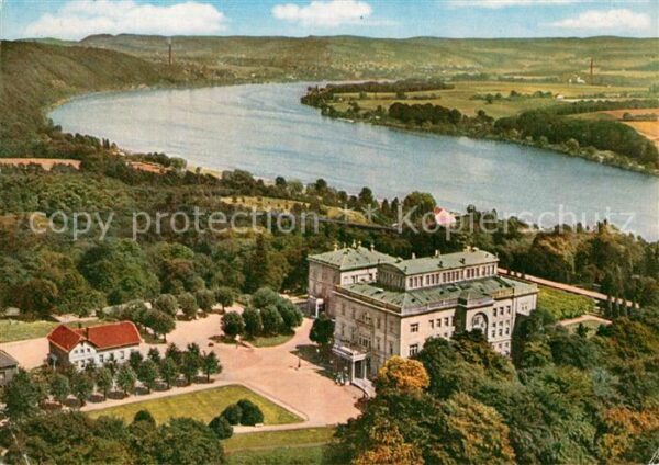 Essen Ruhr Fliegeraufnahme Villa H?gel mit Baldene