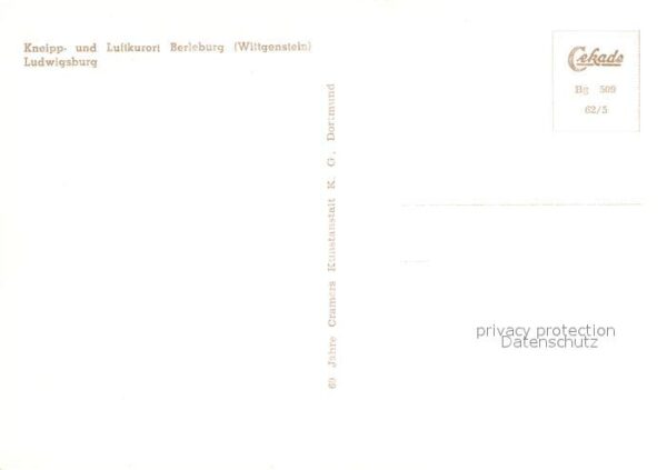 Berleburg Bad Ludwigsburg Fachwerk – Bild 2