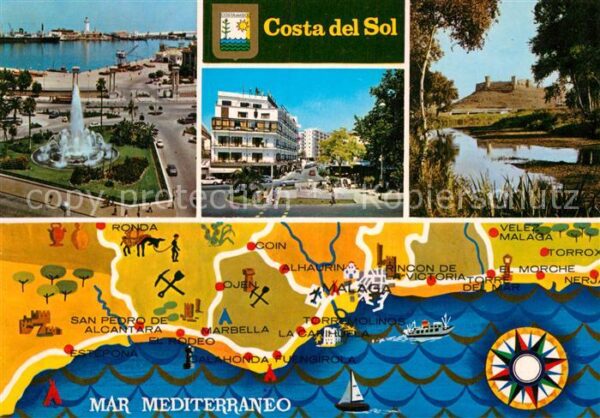 Costa del Sol Lageplan Hafen