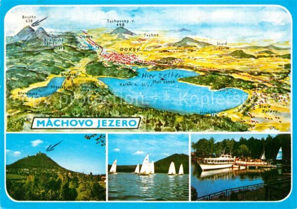 Machovo Jezero Panoramakarte Hrad Bezdez