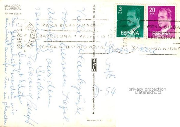 El Arenal Mallorca Lageplan Fliegeraufnahme Strand – Bild 2