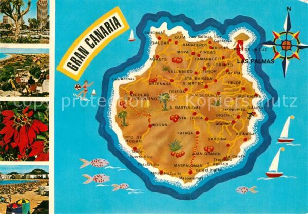Gran Canaria Lageplan