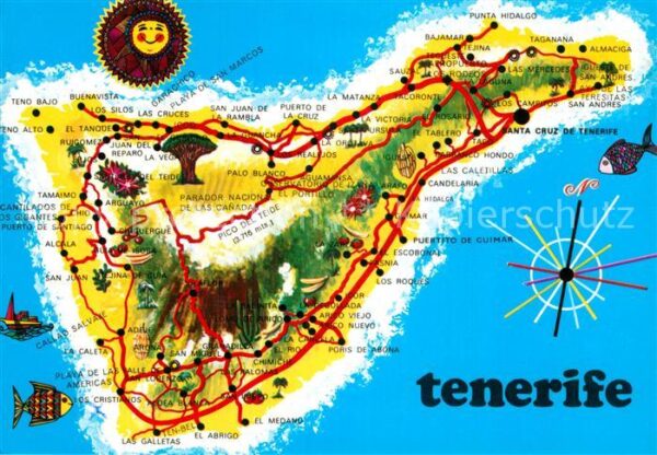 Tenerife Lageplan