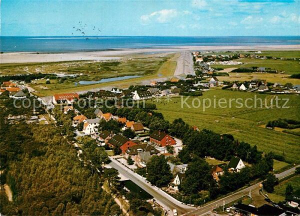 St Peter-Ording Fliegeraufnahme Strandweg Deich Norderd