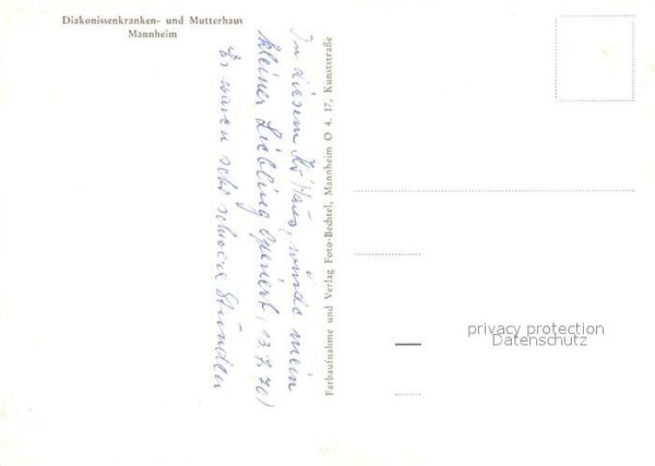 Mannheim Diakonissenkranken und Mutterhaus – Bild 2