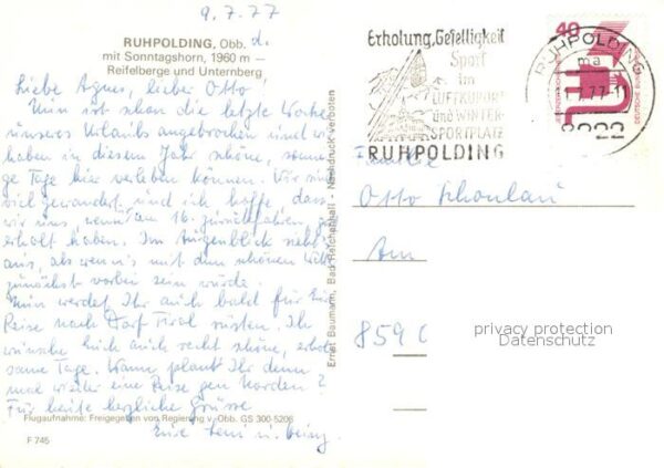 Ruhpolding Fliegeraufnahme – Bild 2