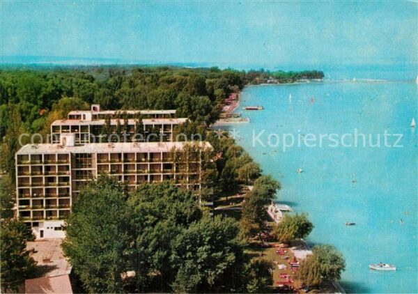 Siofok Fliegeraufnahme Hotelreihe