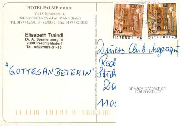 Monterosso al Mare Hotel Palme Strand Fliegeraufnahme – Bild 2