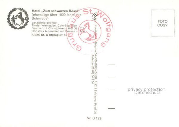 St Wolfgang Salzkammergut Hotel Zum schwarzen Rössl – Bild 2