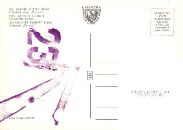 Sliac Szliacs Slovakia Kurhotel Palace – Bild 2