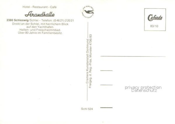 Schleswig Holstein Fliegeraufnahme Hafen Strandhalle – Bild 2