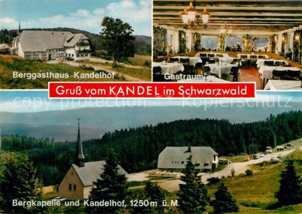 St Peter Schwarzwald Berggasthaus Kandelhof Gastraum Bergkap
