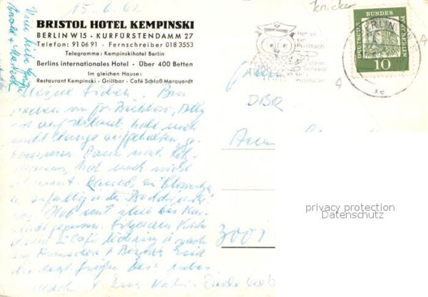Berlin Kurfürstendamm Bristol Hotel Kempinski – Bild 2