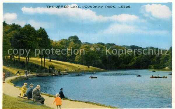 Leeds West Yorkshire Upper Lake Roundhay Park