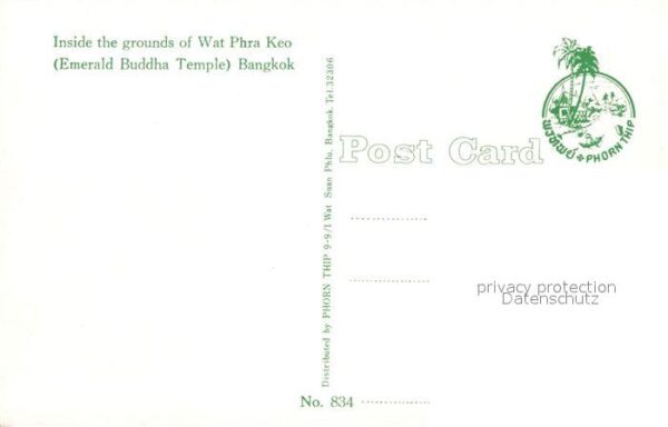 Bangkok Wat Phra Keo Emerald Buddha Temple – Bild 2
