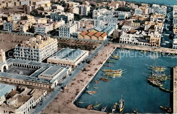 Sfax Tunesie Fliegeraufnahme Hafen