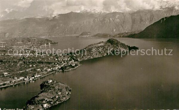 Como Lago di Como Fliegeraufnahme