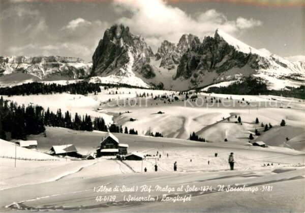 Alpe di Siusi Rif. Malga al Sole Sassolungo
