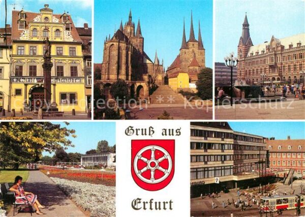 Erfurt Haus zum Roten Ochsen Dom Severikirche