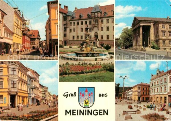 Meiningen Thueringen Georgstrasse Schloss Elisabethenburg Th