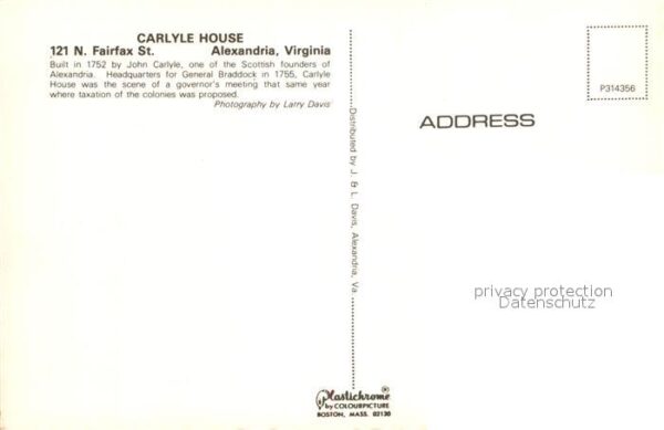 Alexandria Virginia Carlyle House – Bild 2