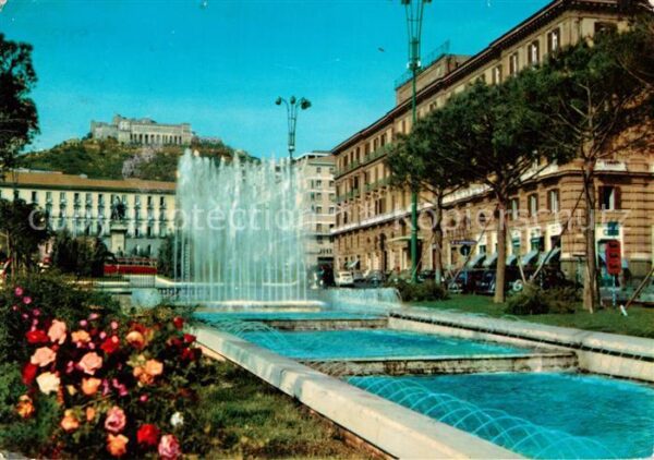 Napoli Neapel Piazza Municipio Castel S. Elmo