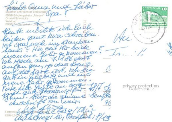 Gehlberg Erholungsheim Frieden Schmücke Waldbad – Bild 2