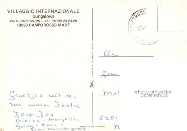 Camporosso Villaggio Internazionale – Bild 2